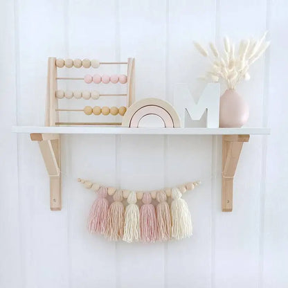 Boulier en bois éducatif – jeu d’éveil & déco enfant