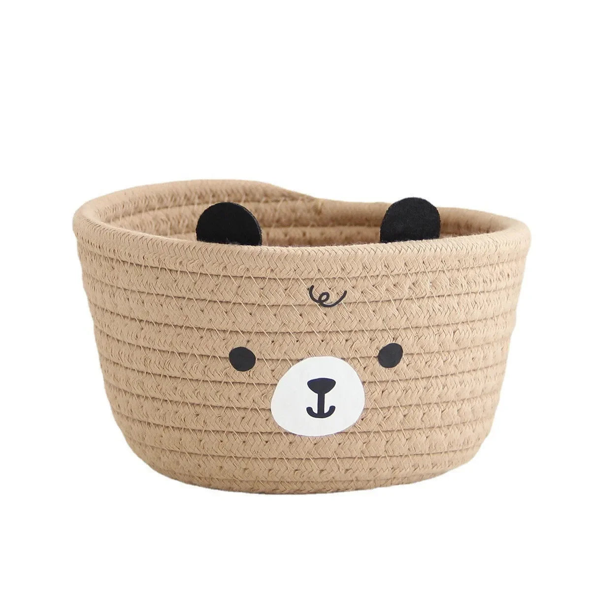 Petits paniers de rangement en rotin