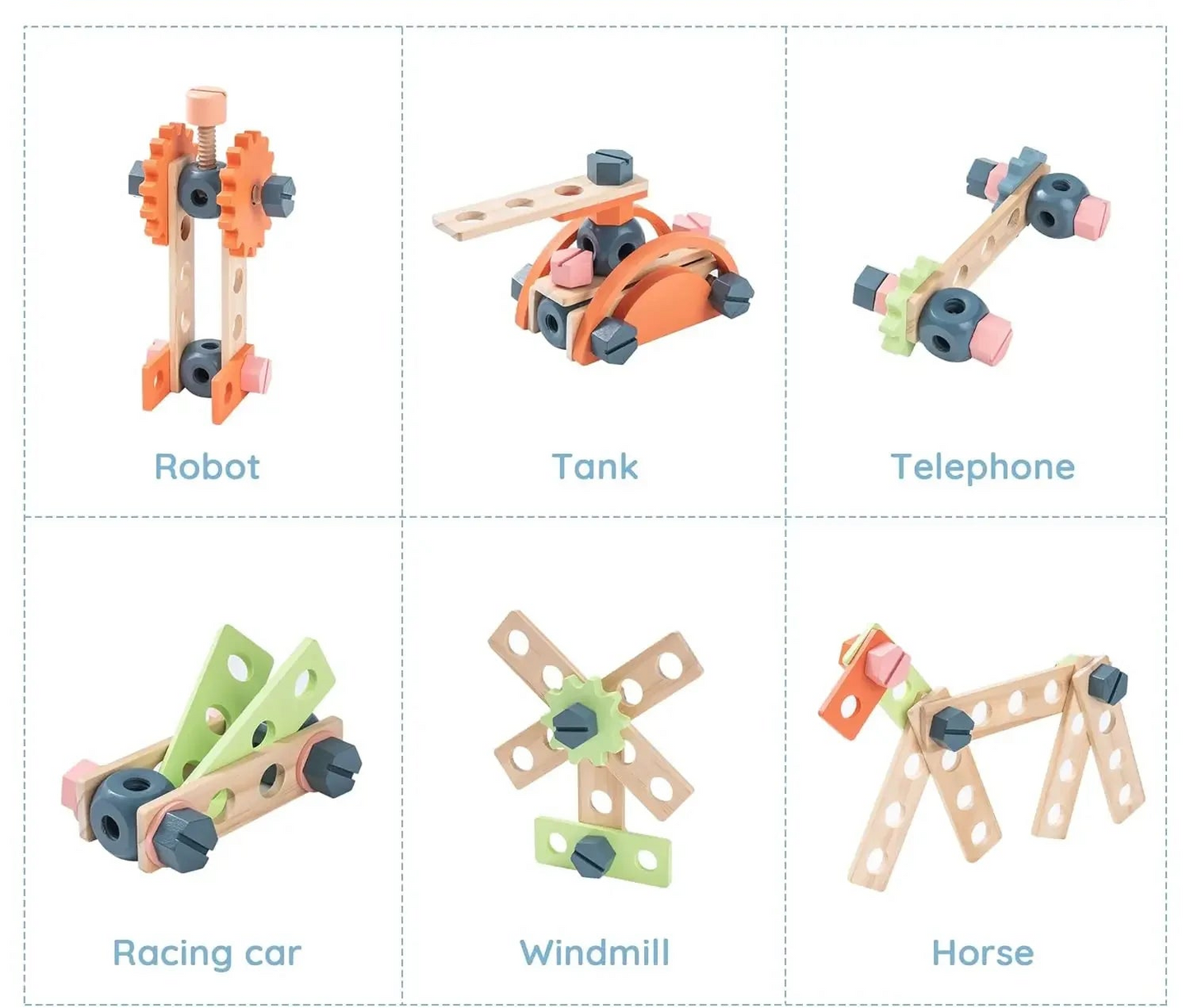 Établi en bois pour enfants