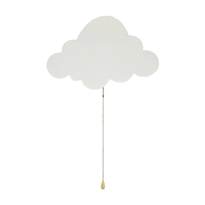 Luminaire LED nuage en bois