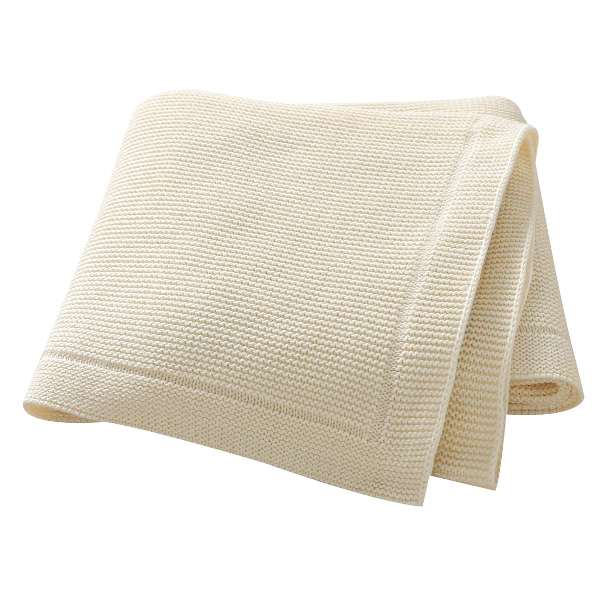Couverture bébé en coton uni