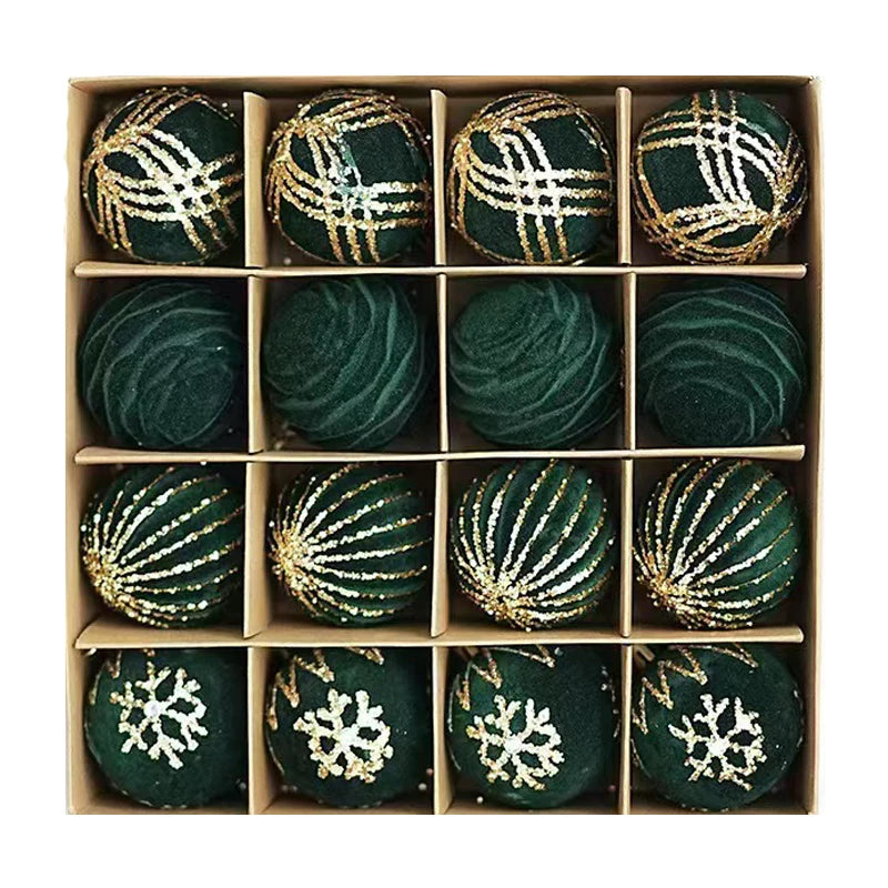Lot de boules de Noël – Décorations de sapin multicolores