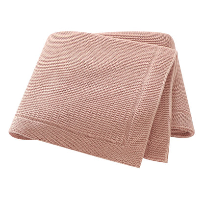 Couverture bébé en coton uni