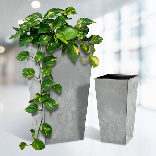 Cache-pot haut 36 cm – Design moderne avec insert intérieur