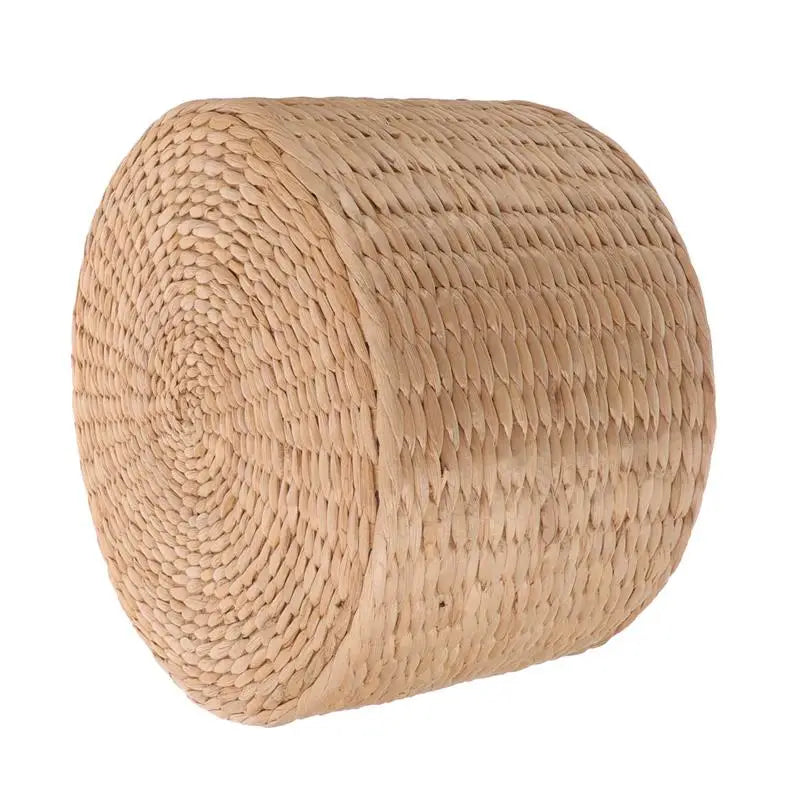 Pouf en rotin naturel – assise d’appoint & déco bohème