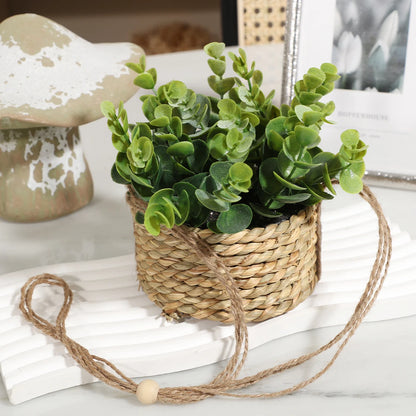 Petite plante artificielle suspendue