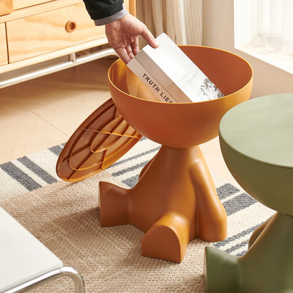 Table d’appoint ludique avec rangement