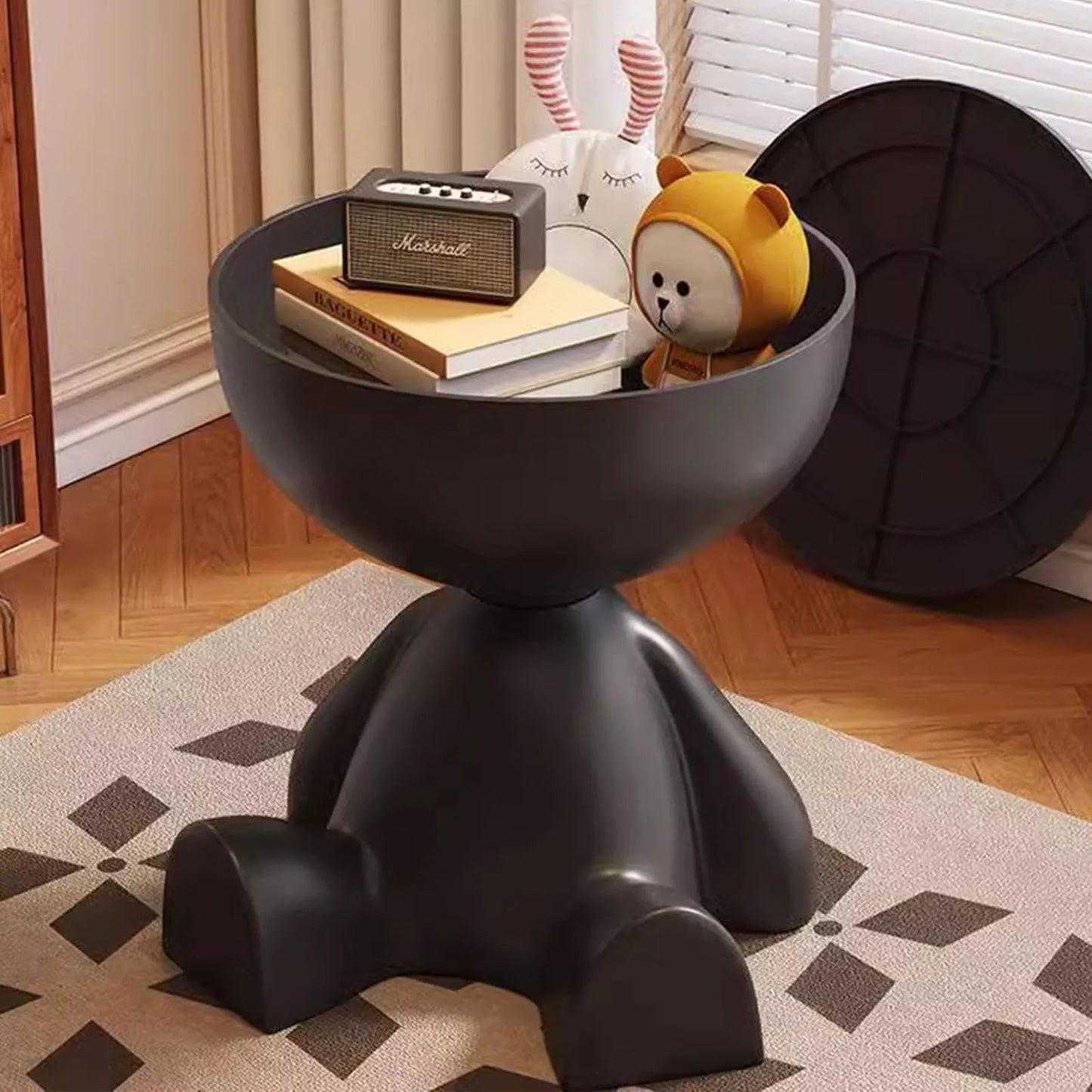 Table d’appoint ludique avec rangement