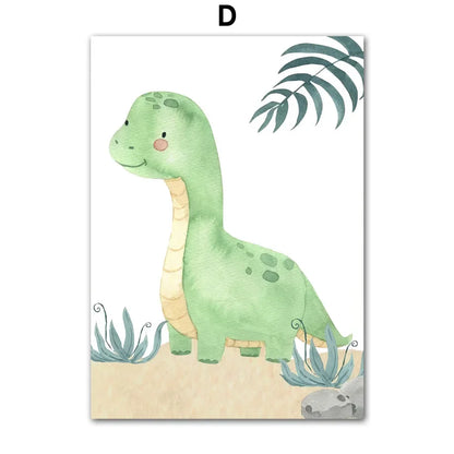 Toiles décoratives dinosaures pour chambre d’enfant