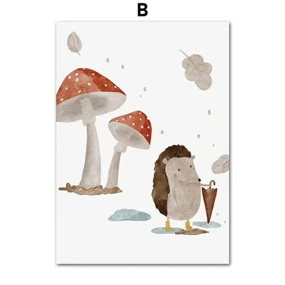Adorables toiles petits ours pour chambre d’enfant