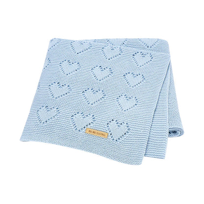 Couverture enfant en coton et fibre de bambou