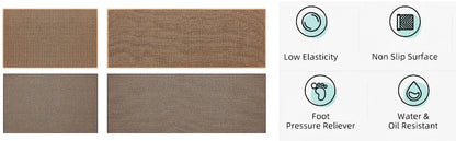 Tapis de cuisine synthétique imitation jonc de mer/sisal