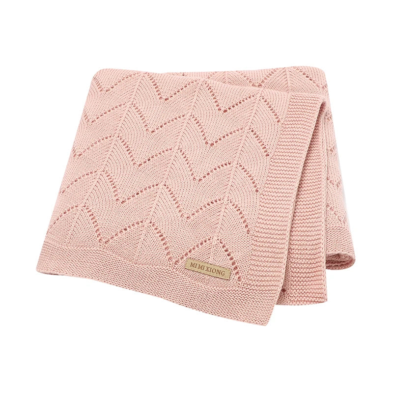 Couverture enfant en coton et fibre de bambou