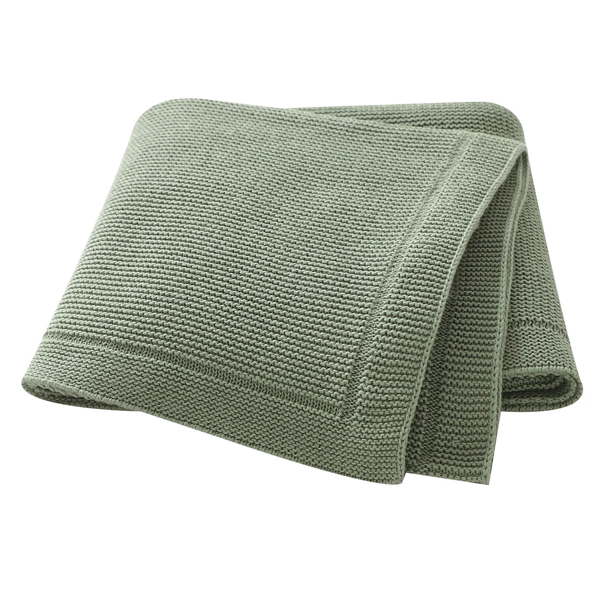 Couverture bébé en coton uni