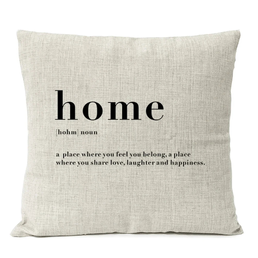Housse de coussin abstrait et géométrique