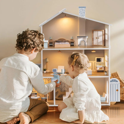 Maison de poupées en bois