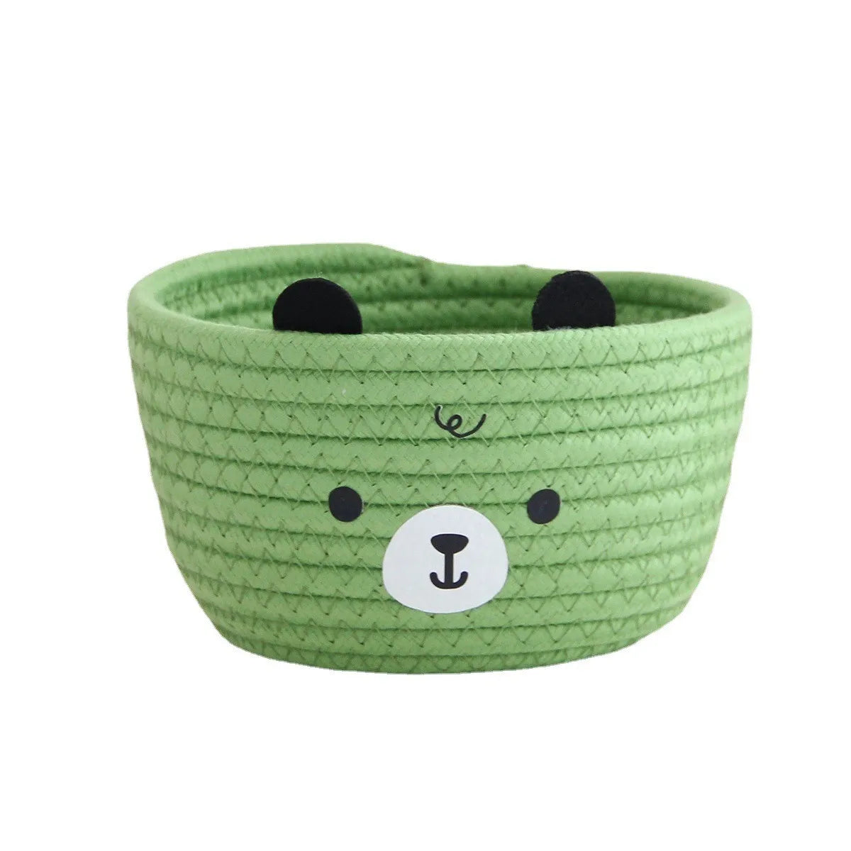 Petits paniers de rangement en rotin