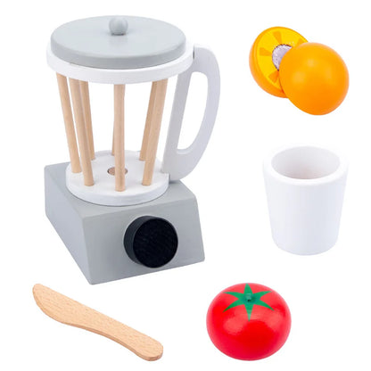 Dînette en bois pour enfants – Jeu d’imitation Montessori