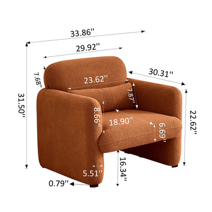 Fauteuil moderne – Design enveloppant et confortable