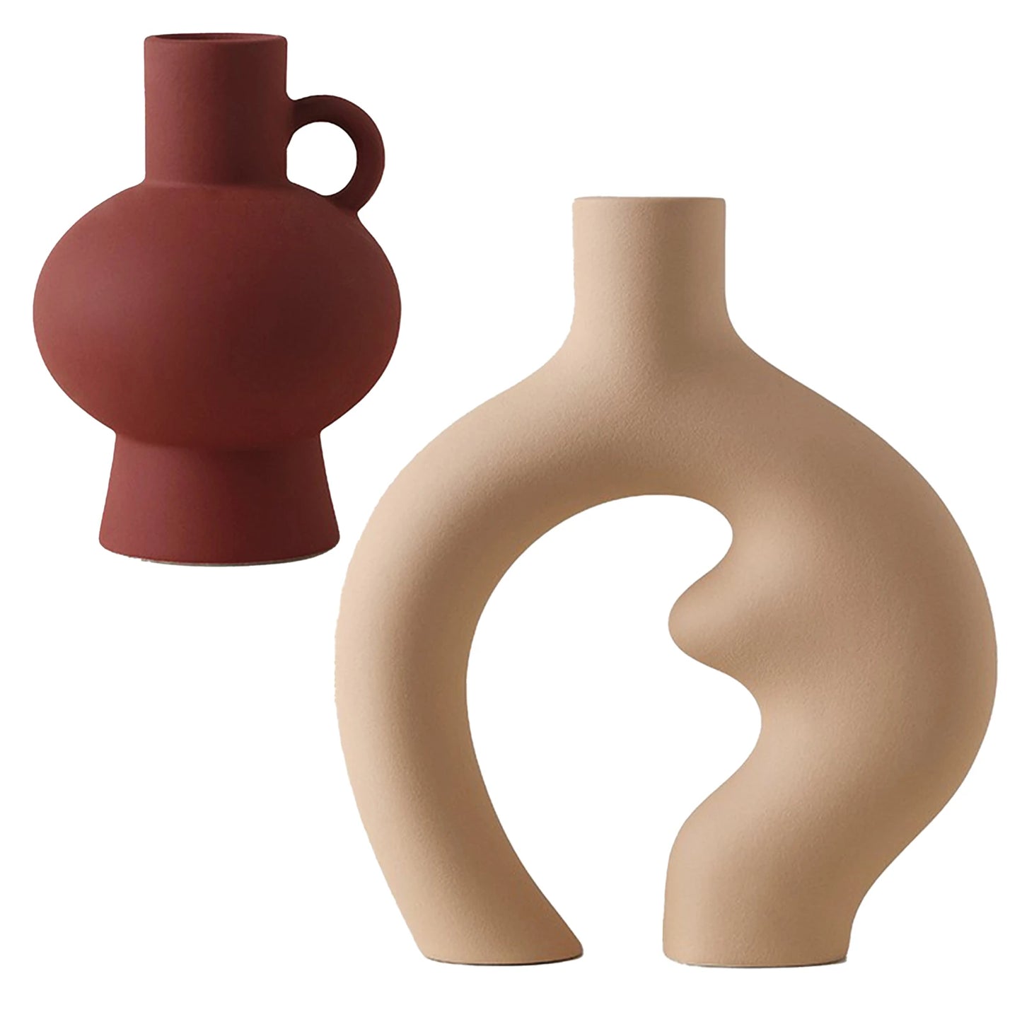 Vase céramique mate