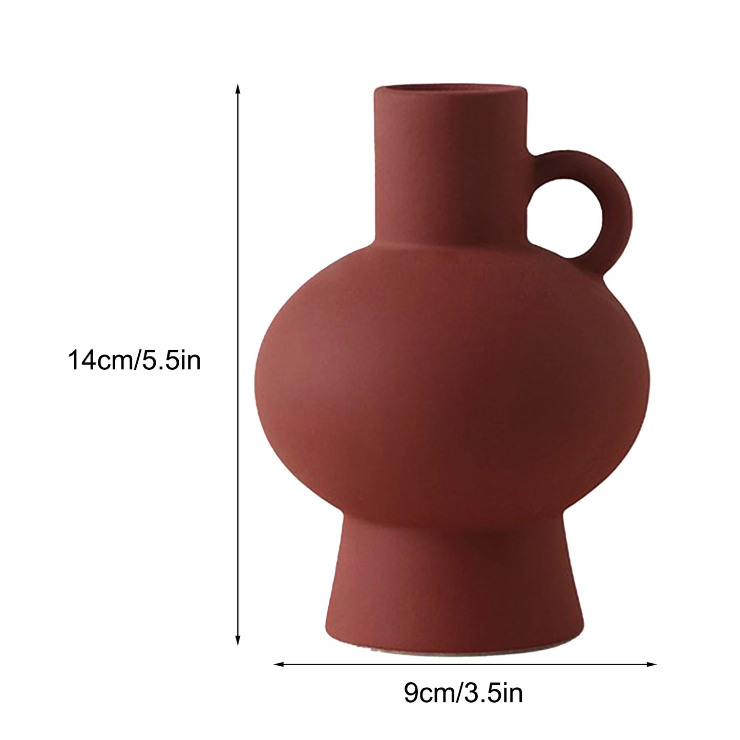 Vase céramique mate