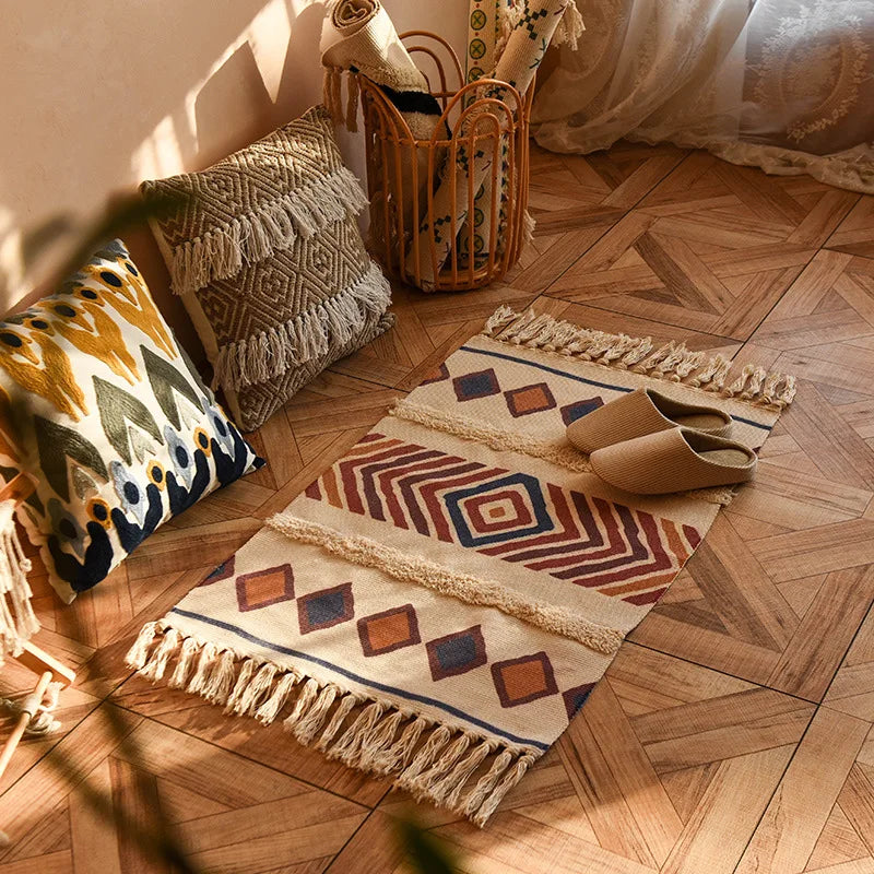 Petit tapis ethnique/bohème