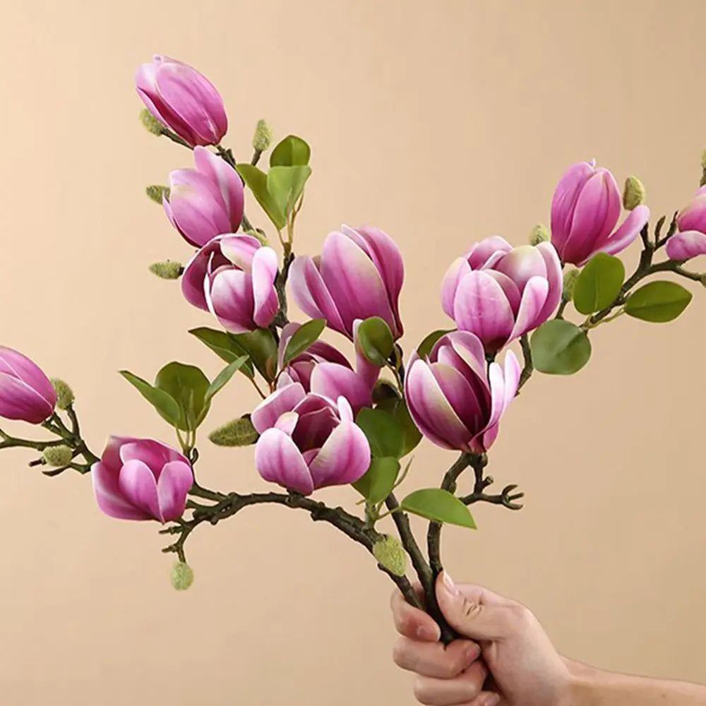 Fleurs de magnolia artificielles