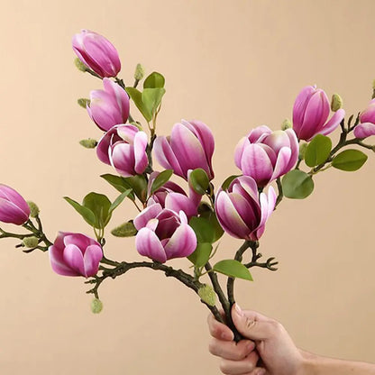 Fleurs de magnolia artificielles