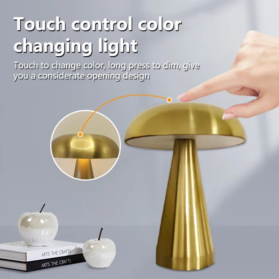 Lampe champignon LED