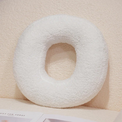 Coussins lettres blancs tout doux