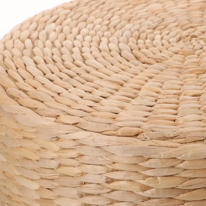 Pouf en rotin naturel – assise d’appoint & déco bohème