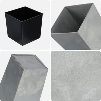 Cache-pot haut 36 cm – Design moderne avec insert intérieur