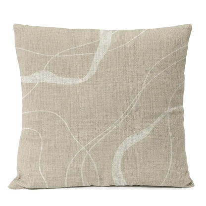 Housse de coussin abstrait et géométrique