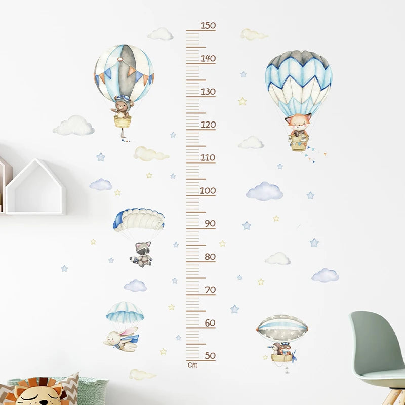 Sticker toise murale enfants