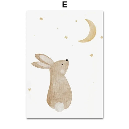 Adorables toiles petits ours pour chambre d’enfant