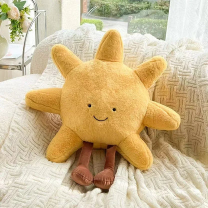 Coussins en forme de soleil & lune