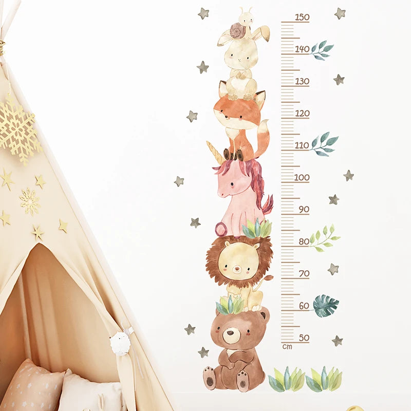 Sticker toise murale enfants