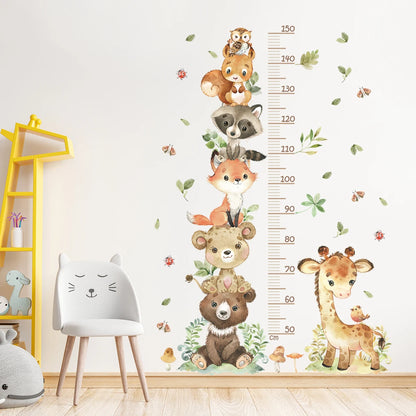 Sticker toise murale enfants