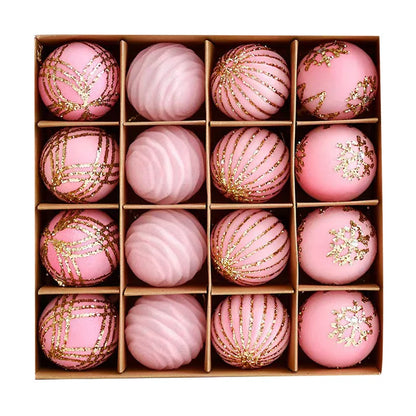 Lot de boules de Noël – Décorations de sapin multicolores