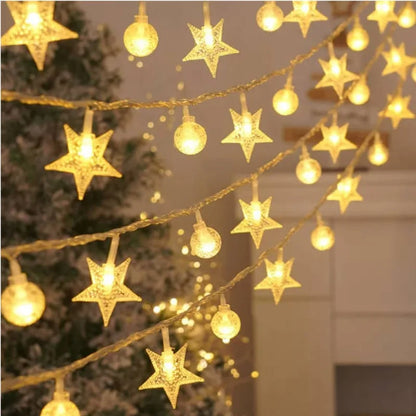 Guirlandes lumineuses de Noël – Étoiles, sapins, lunes ou boules