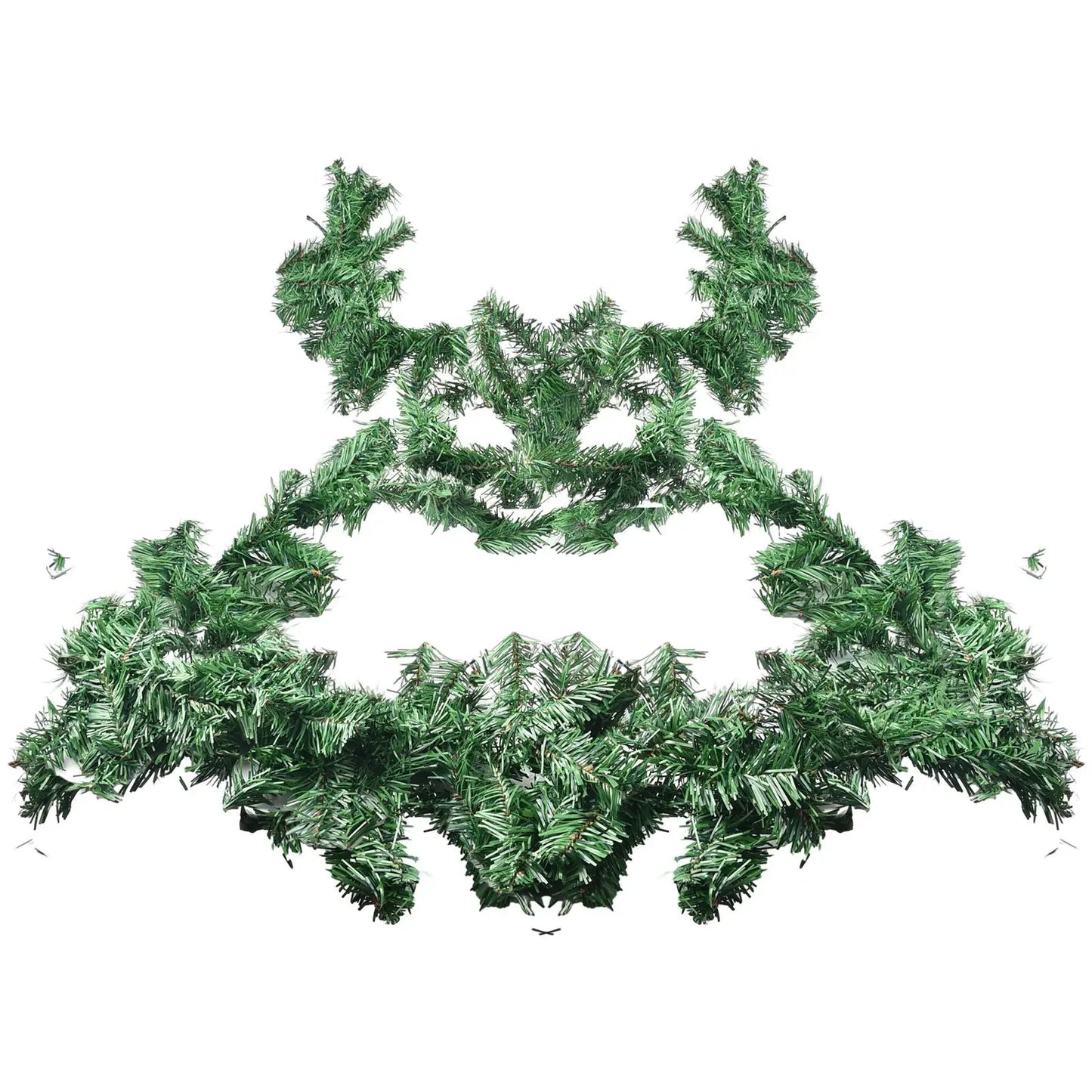 Guirlande de Noël – Feuilles synthétiques & charme naturel