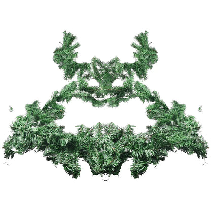 Guirlande de Noël – Feuilles synthétiques & charme naturel