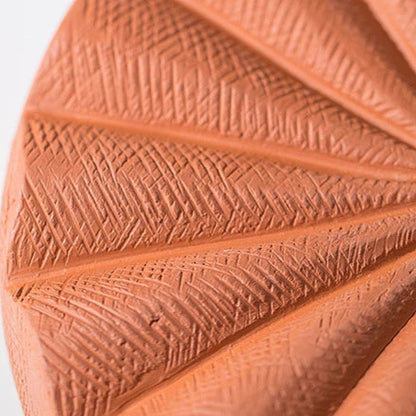 Vase rond en céramique terracotta – Élégance naturelle & design bohème