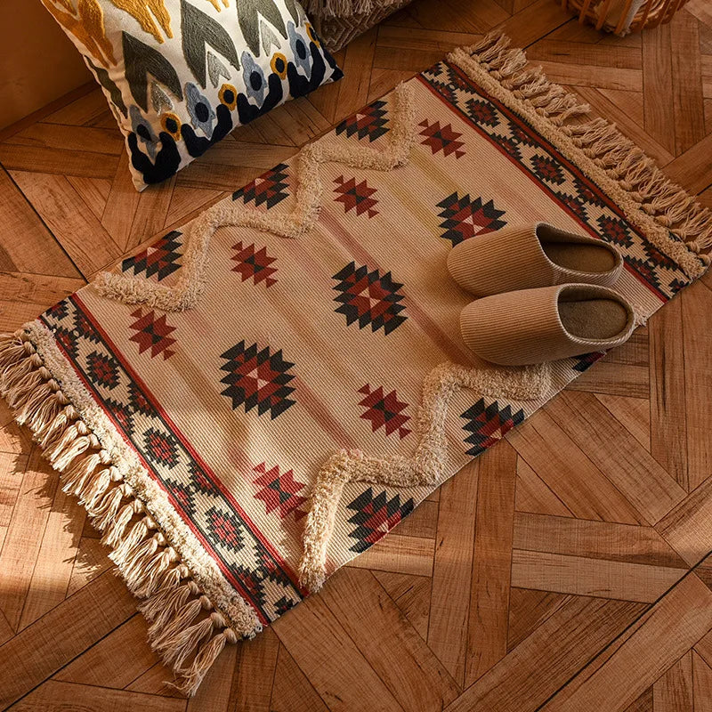 Petit tapis ethnique/bohème