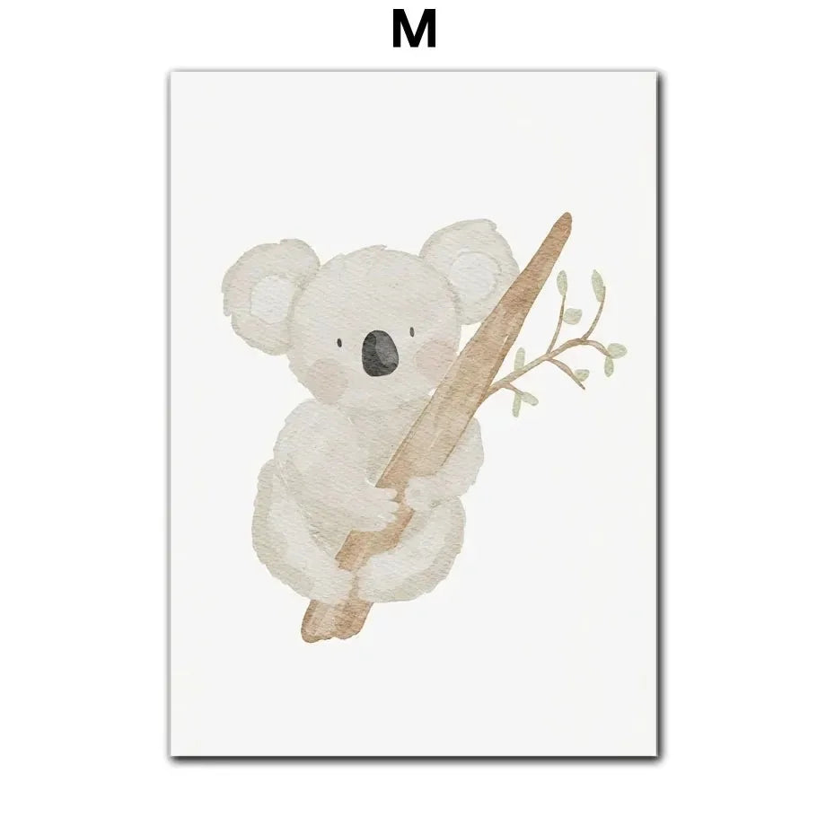 Adorables toiles petits ours pour chambre d’enfant