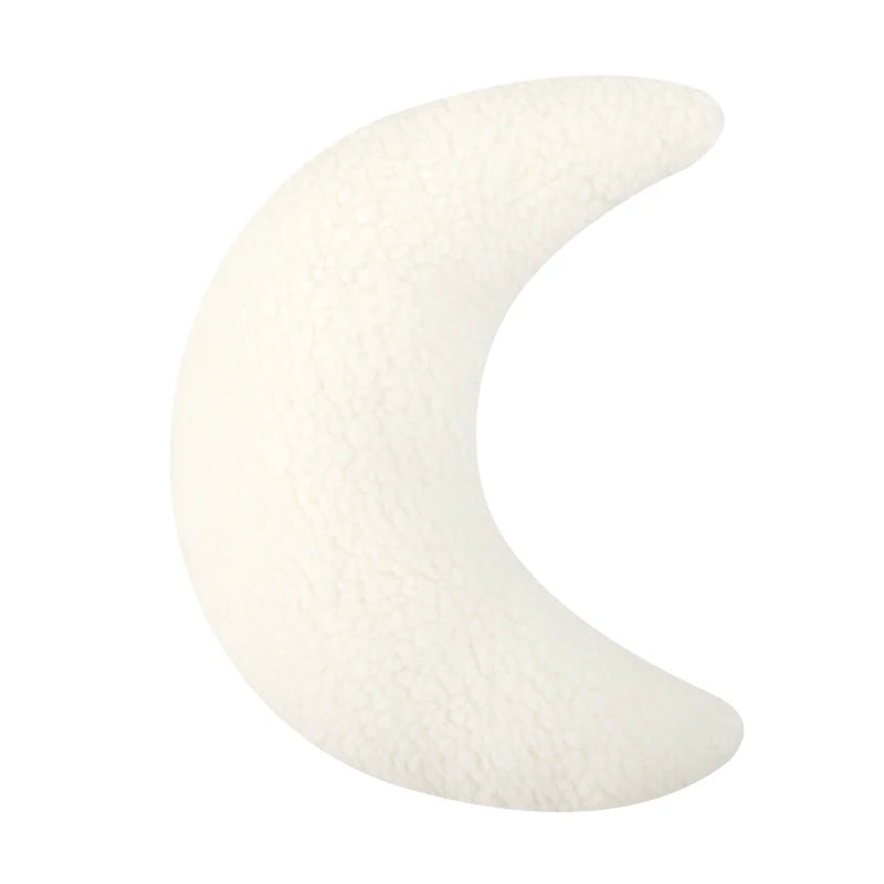 Coussins déco en forme d’étoiles, lunes & nuages