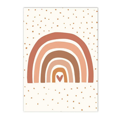 Toiles déco enfant – nuages, étoiles & arc-en-ciel