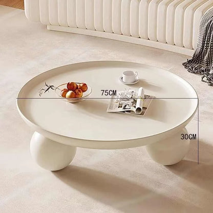 Table basse design en métal blanc