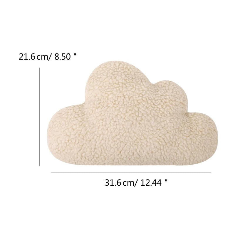 Coussins déco en forme d’étoiles, lunes & nuages