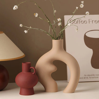 Vase céramique mate